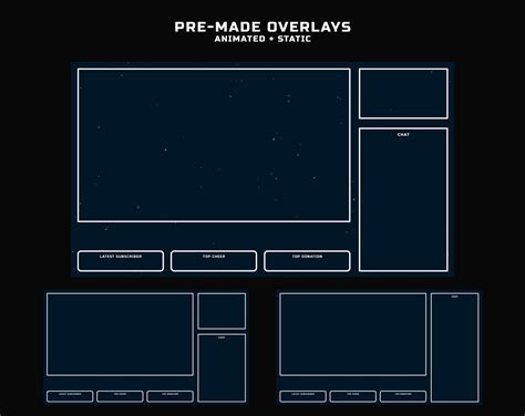 minimalist twitch overlay|basic twitch overlay.